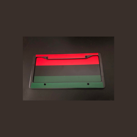 Reg, Black & Green License Plate